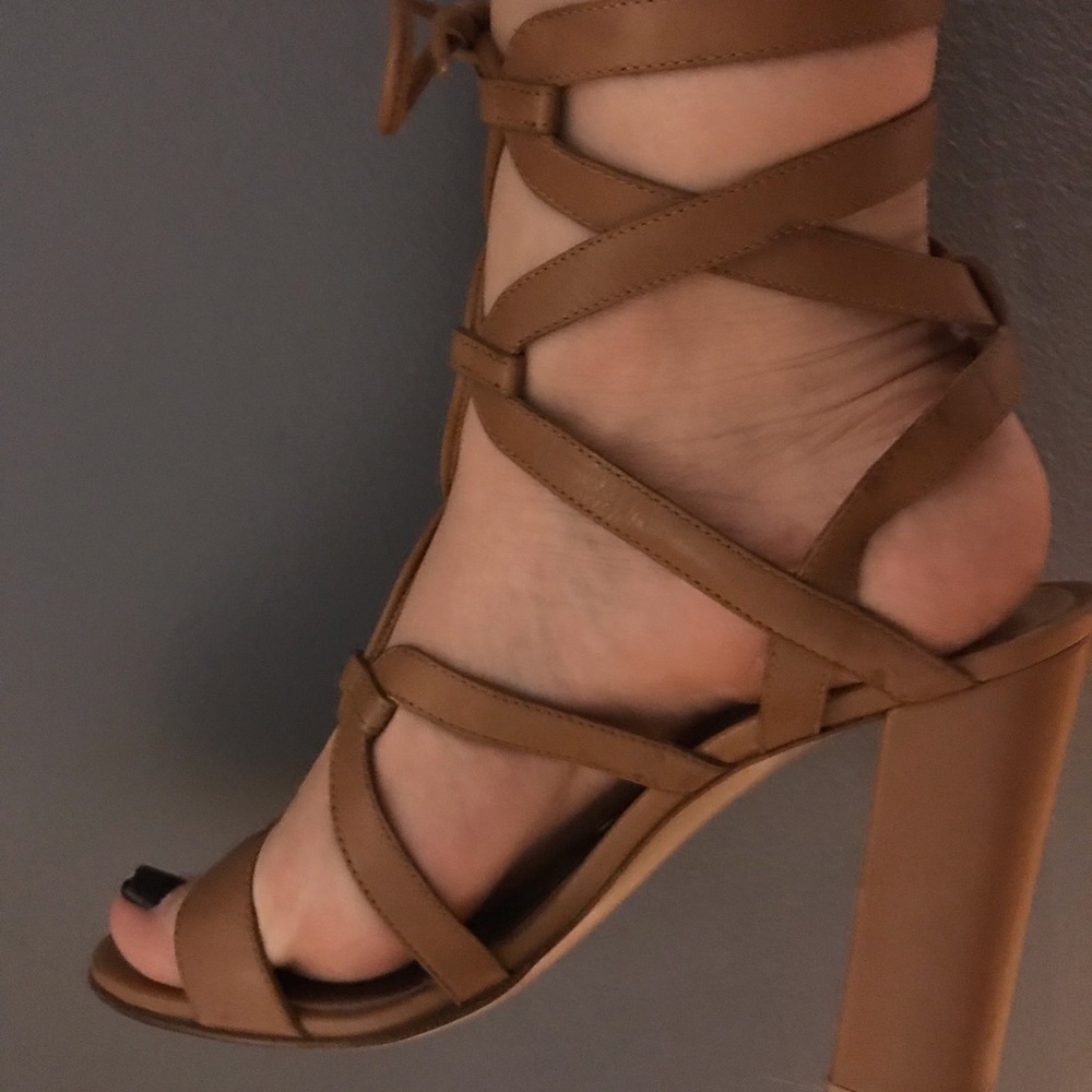 Gianvito Rossi lace up heels